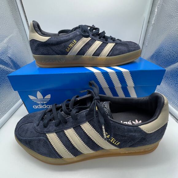 Adidas Gazelle Shoes Originals Sneakers Legen Ink Blue White IH7501 Men\'s Sz 7.5 main image 8